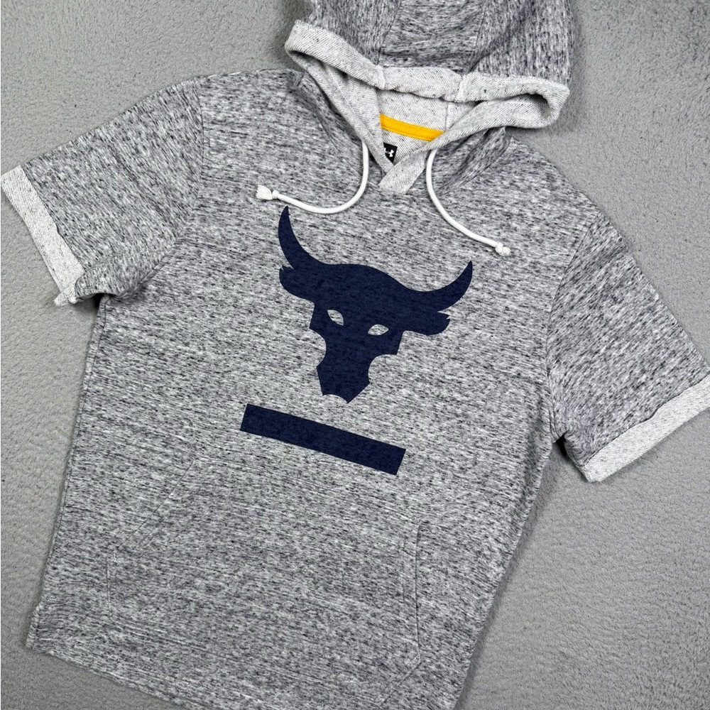 Under Armour Project Rock Terry Short Sleeve Hoodie